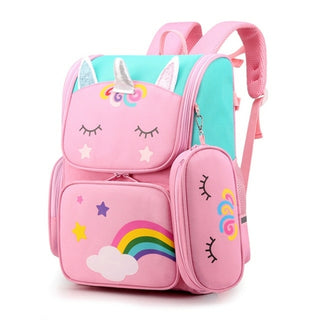 Buy purple-small Creative Unicorn School Bags