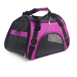 Buy purple Cat Carrier Soft Sided Airline Approved Pet Carrier Bag Pet Travel
