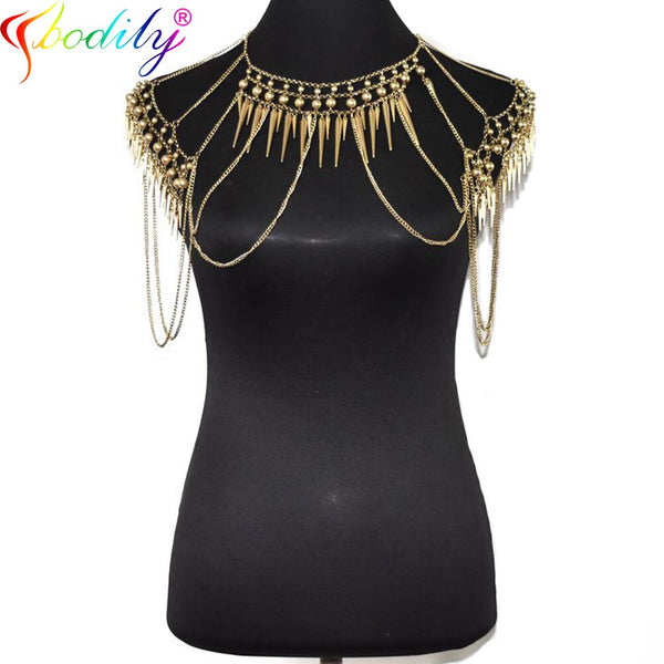 Ccbodily Bohemia Double Bead Belly Chain Body Jewelry Women Summer