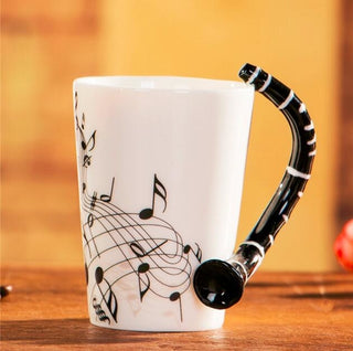 Buy style-11 Creative Music Violin Style Guitar Ceramic Mug