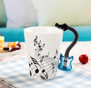 Buy style-4 Creative Music Violin Style Guitar Ceramic Mug