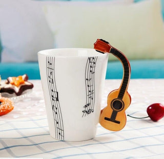 Buy style-6 Creative Music Violin Style Guitar Ceramic Mug