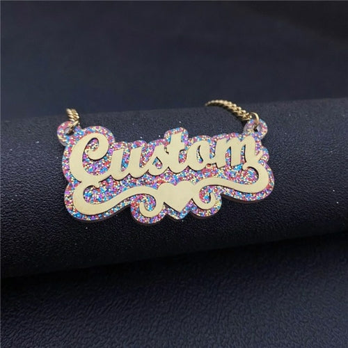 Custom Acrylic Name Necklace