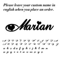 Customized Letter Name Necklace Stainless Steel Custom Personalized