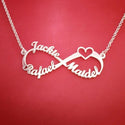 Customized Stainless Steel Infinity Name Necklace Boho Jewelry