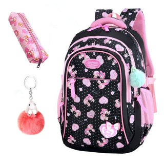 Buy 3 Cute Girls School Bags Children Primary Backpack Stars Print Princess