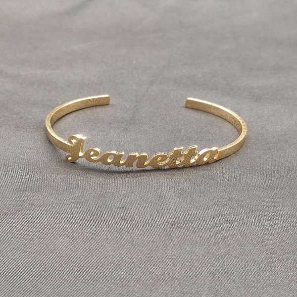 DIY Custom Name Bracelet Personality Letter Jewelry Stainless Steel
