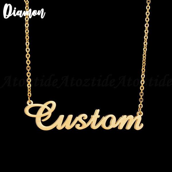 Diamon Customized 2020 New Fashion Stainless Steel Name Necklace
