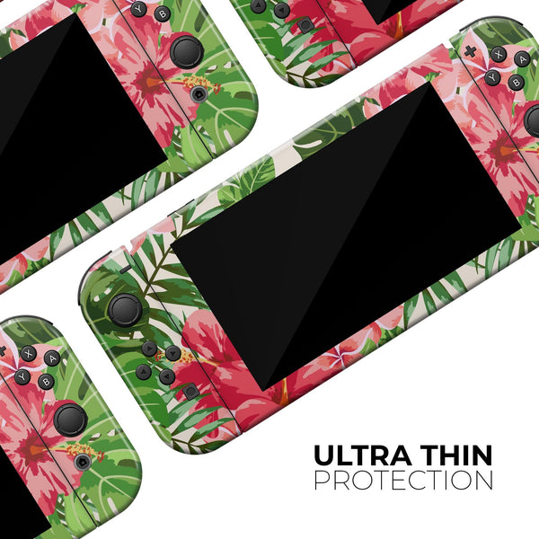 Dreamy Subtle Floral V1 - Full Body Skin Decal Wrap Kit for Nintendo