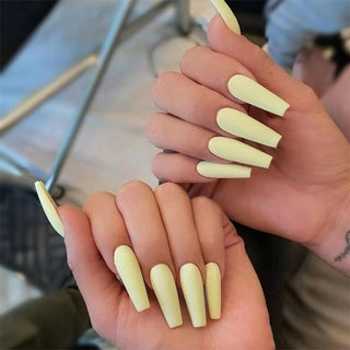 Buy 21 Fake nails with designs tips overhead