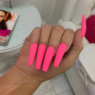 Buy 52 Fake nails with designs tips overhead