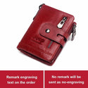 Fashion Men Wallet Genuine Leather Male Small Clutch Hasp Double