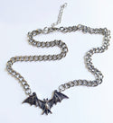 Fashion Vintage Punk Gothic Bat Chain Necklace For Women Animals