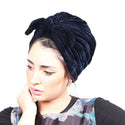 Fashion bow velvet women head scarf turban ready to wear inner hijabs