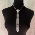 Fashionable and elegant necktie Necklace flash Rhinestone Long