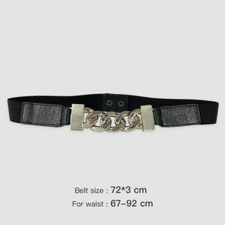 Buy chain-belt-silver Gold chain belt elastic