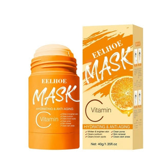 Buy orange Green Tea Mask Stick Deep Cleansing Moisturizing Clay Stick Mask Oil
