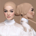 Inner Hijab Cap Muslim Turban Islam Adjustable Underscarf Undercap