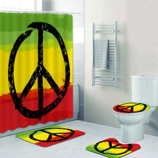 Buy purple Jamaica Rasta Reggae Lion Art Bathroom Decor