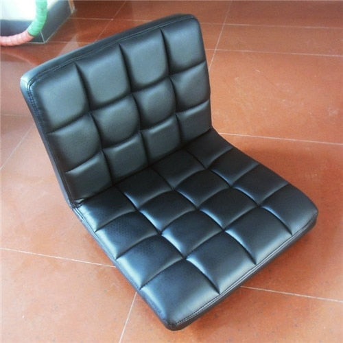 Leather Chair 360 Degree Swivel Living Room Furniture Meditation Seat