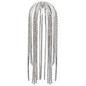 Luxury Full Rhinestone Tassel Hair Clip Accessories Headwear Crystal