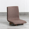 Modern 360 Degree Swivel Floor Chair w/Lumbar Support Japanese Style