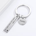 Personalized Name Keychain Men Custom Keychains Stainless Steel