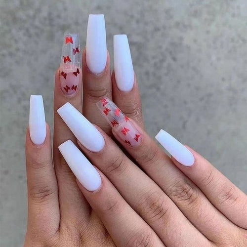 Professional Butterfly fake nails