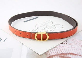 Buy red Gold Pin Buckle Belts