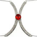 Sexy Woman Body Jewelry Chest chain Fashion Bras Geometric Rhinestone