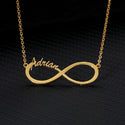 Stainless Steel Customized Infinity Name Necklaces Personalized Heart