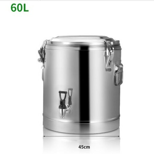Stainless Steel Insulated Barrel Soup Pot Fermenter Kitchen Cookware
