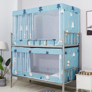 Upper and Lower Bunk Bed Student Dormitory Dual Purpose Mosquito Net