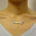 Customized Name Necklace Personalized Stainless Steel Gold