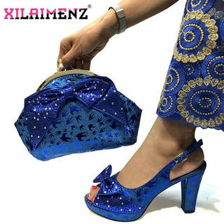 Buy royal-blue Wine Color Sandals And Bags