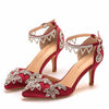 Red Wedding sandals