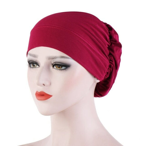 Women Turban Hat Soft Jersey Hijab Headwear Scarf Wrap Hair Loss