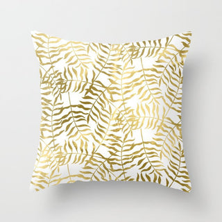 Buy gold-plants-017 Hot Gold Throw Pillows