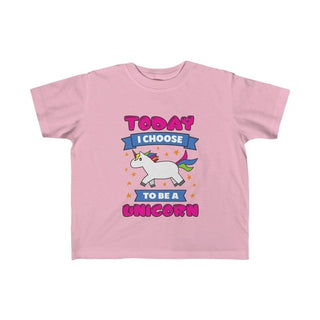 Buy pink Today I Choose to be a Unicorn Girl Tee