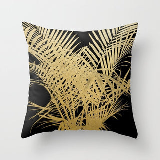 Buy gold-plants-012 Hot Gold Throw Pillows