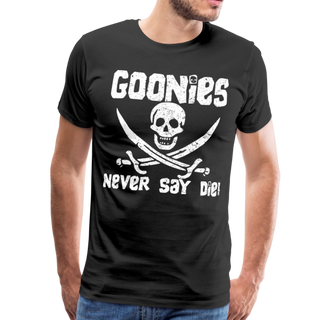 The Goonies Never Say Die Distressed Design T-Shirt