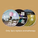 Turntable Phonograph Car Fragrance Car Air Freshener With 3pcs Replace Aromatherapy Tablets