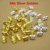 100Mix Silver Golden