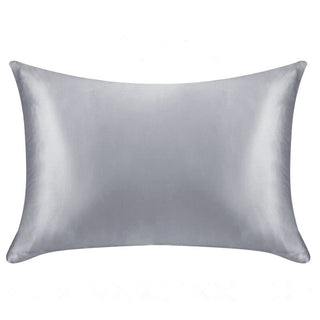 Buy silver-gray 100% Nature Mulberry Silk Pillowcase