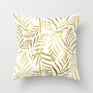 Buy gold-plants-011 Hot Gold Throw Pillows