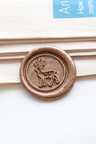 Deer Wax seal stamp / Wax seal Stamp kit /Custom Sealing