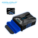COOLCOLD Vacuum Portable Laptop Cooler Suitable for 12-17inch Air External Extracting Cooling Fan for Laptop Speed Adjustable