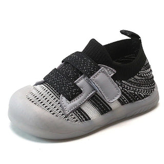 11.5-14.5cm Baby First Walkers for Kids Girls Boys, Mesh Breathable Knitting Toddler Sneakers,Soft Infant Casual Autumn Shoes
