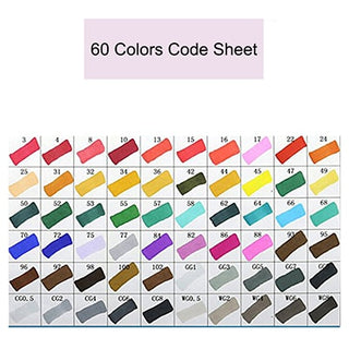 Buy 60-colors TouchFive Markers 12/80/168 Color Sketch Art Marker Pen Double Tips  Alcoholic Pens for Artist Manga Markers Art Supplies School