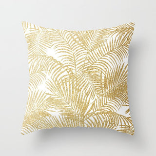 Buy gold-plants-004 Hot Gold Throw Pillows